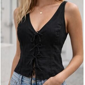 A New Day Lace-Up Corset Top Medium